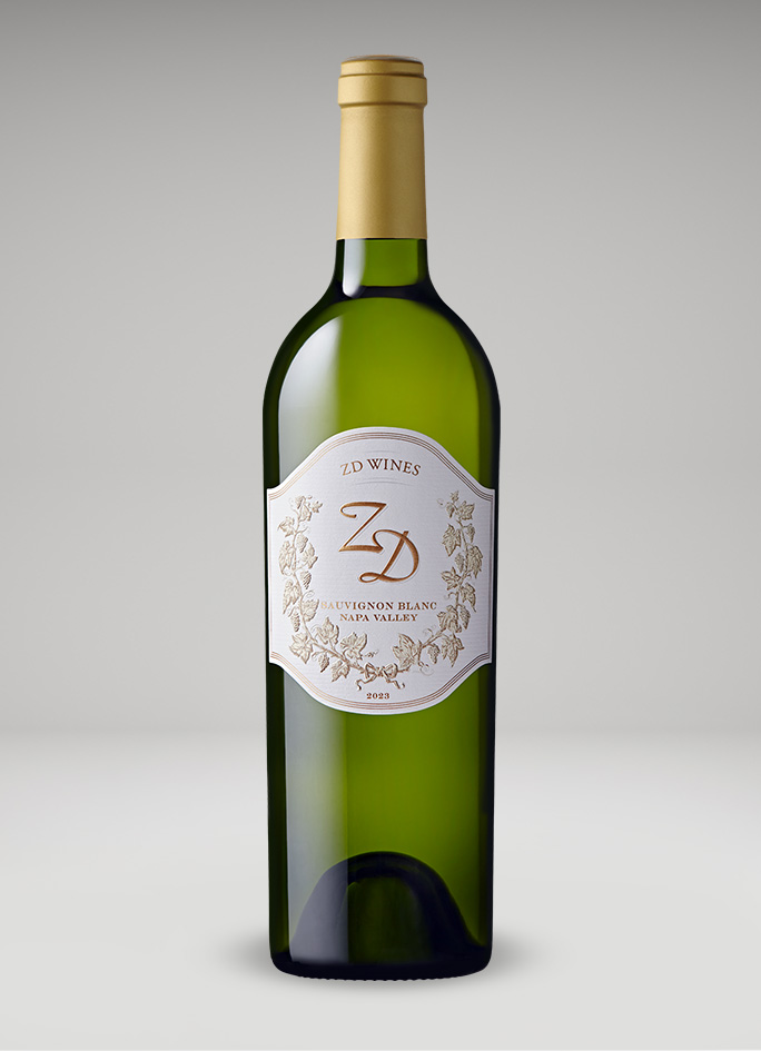 A bottle of 2023 Sauvignon Blanc, Napa Valley