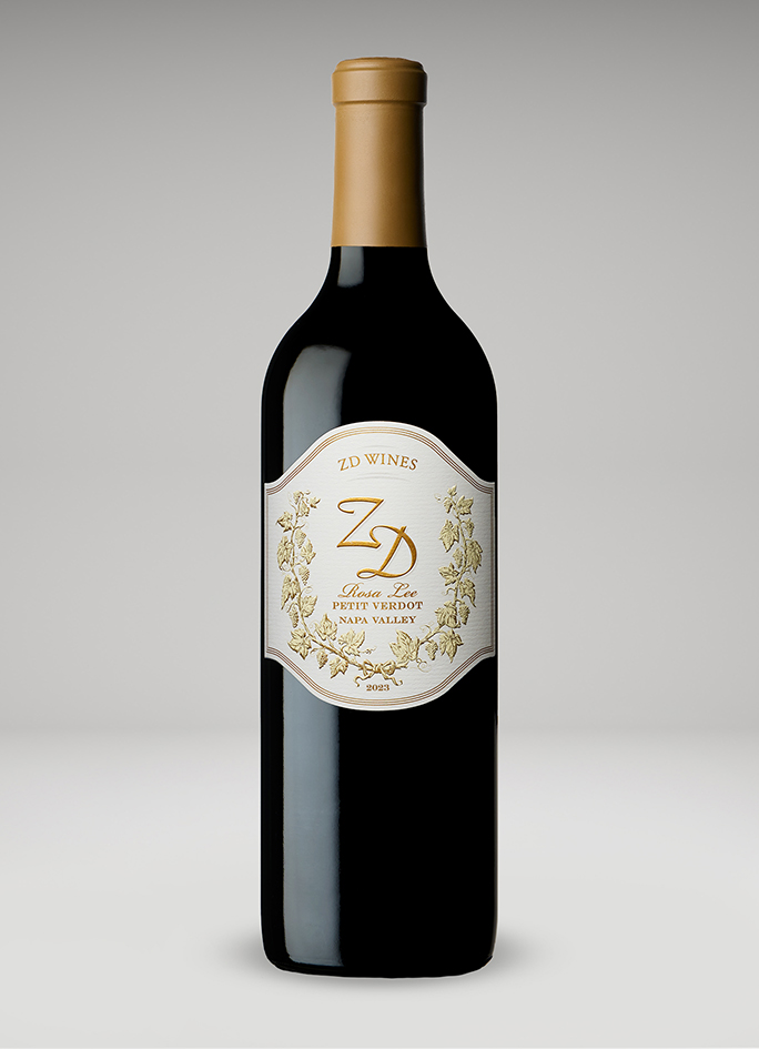 A bottle of 2023 Rosa Lee Petit Verdot, Napa Valley